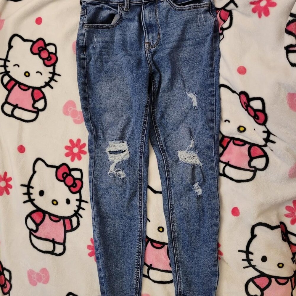 Maurices Women's Blue and Navy Jeans